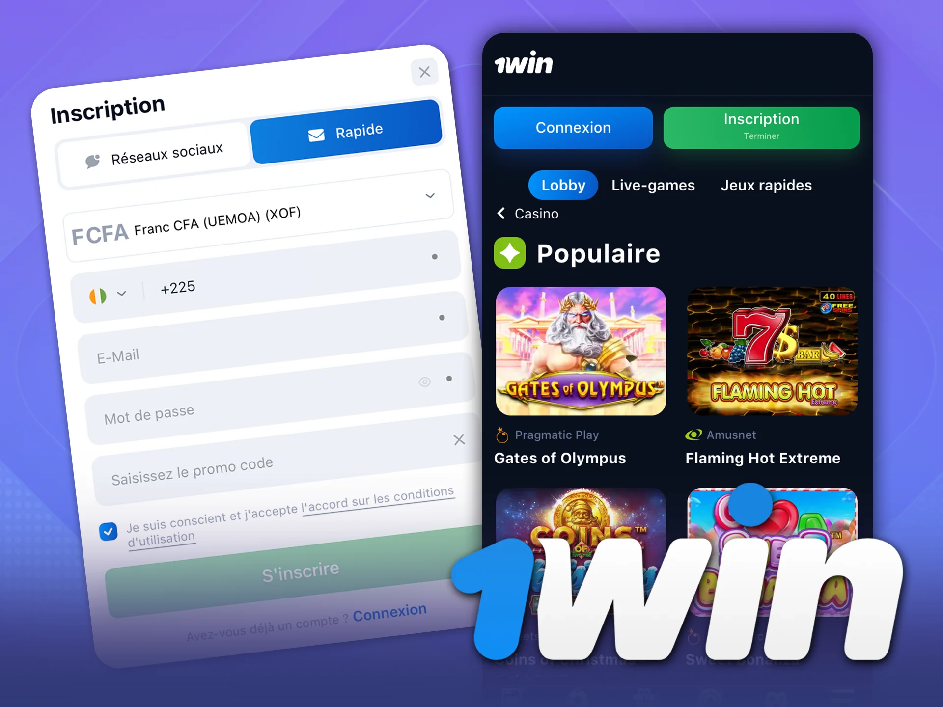 Apprenez à jouer au casino 1win en Côte d’Ivoire et gagnez gros.