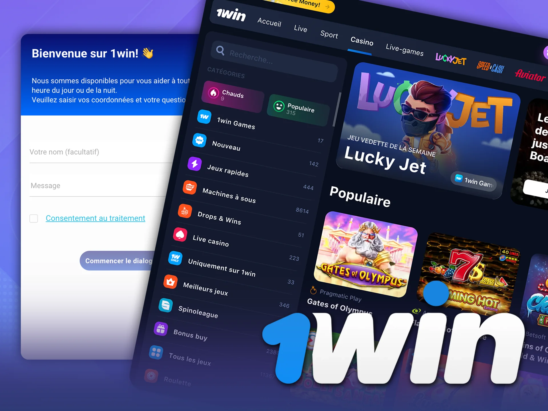 Bénéficiez d’un support client réactif et disponible 24/7 sur 1win.