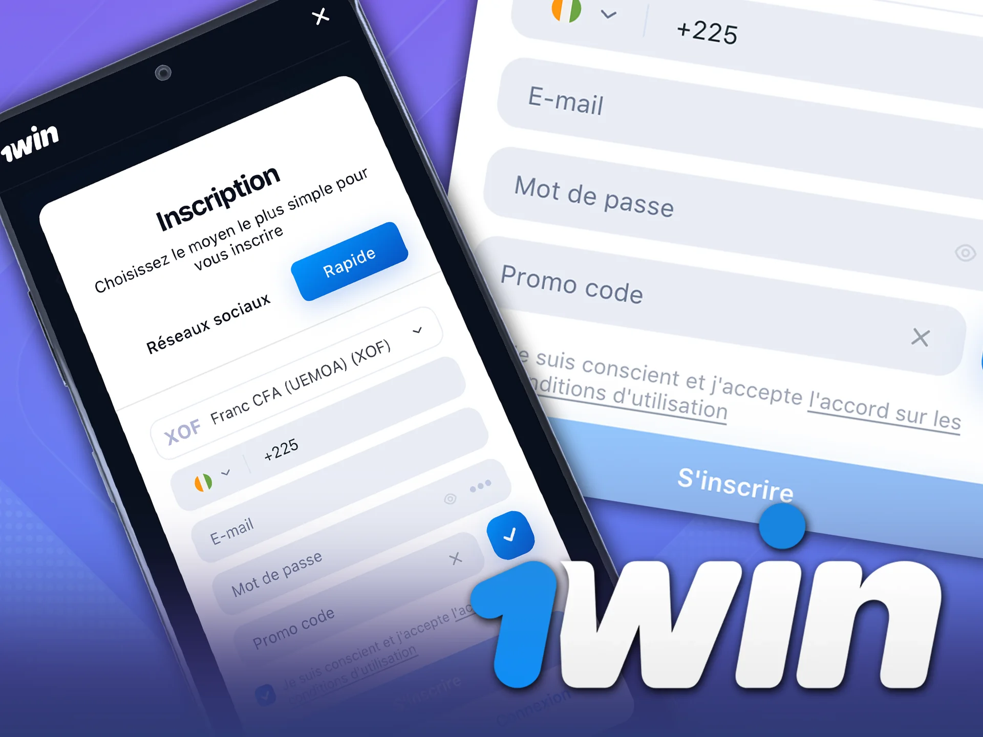 Découvrez comment activer votre code promo directement dans l'application 1Win.