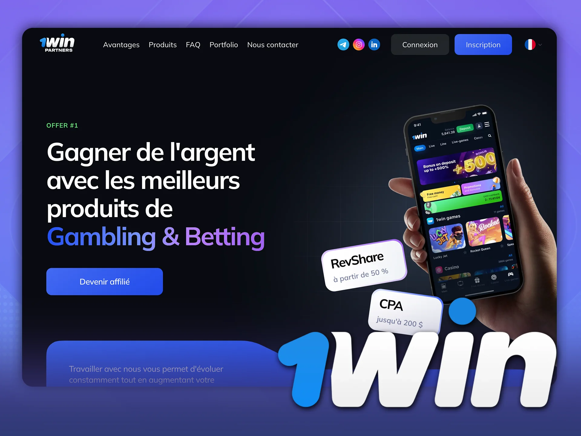 Découvrez comment fonctionne le programme d'affiliation 1win.