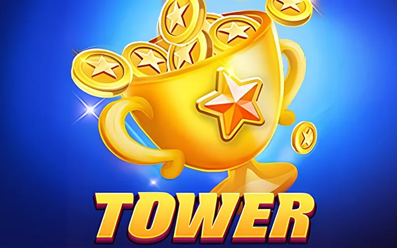 Grimpez la tour et accumulez des multiplicateurs dans Tower sur 1Win.
