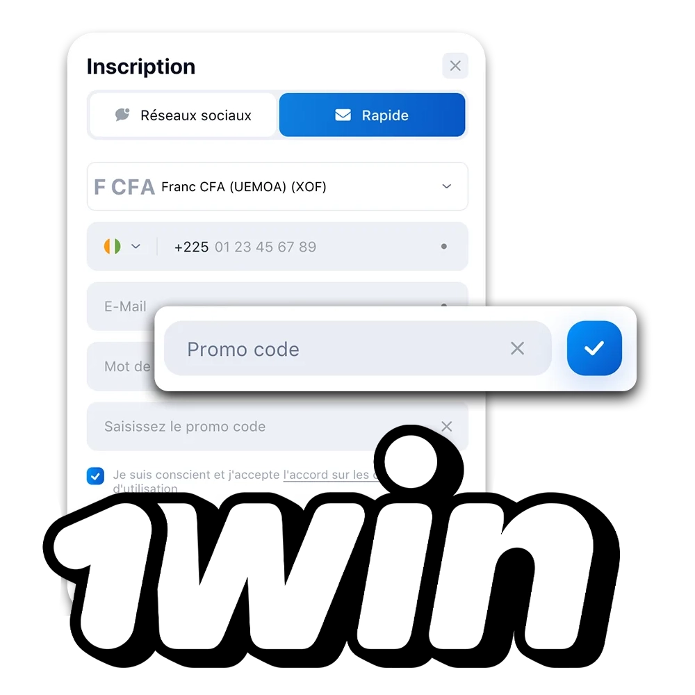Utilisez le code promo actuel 1win et obtenez des avantages en Côte d'Ivoire.