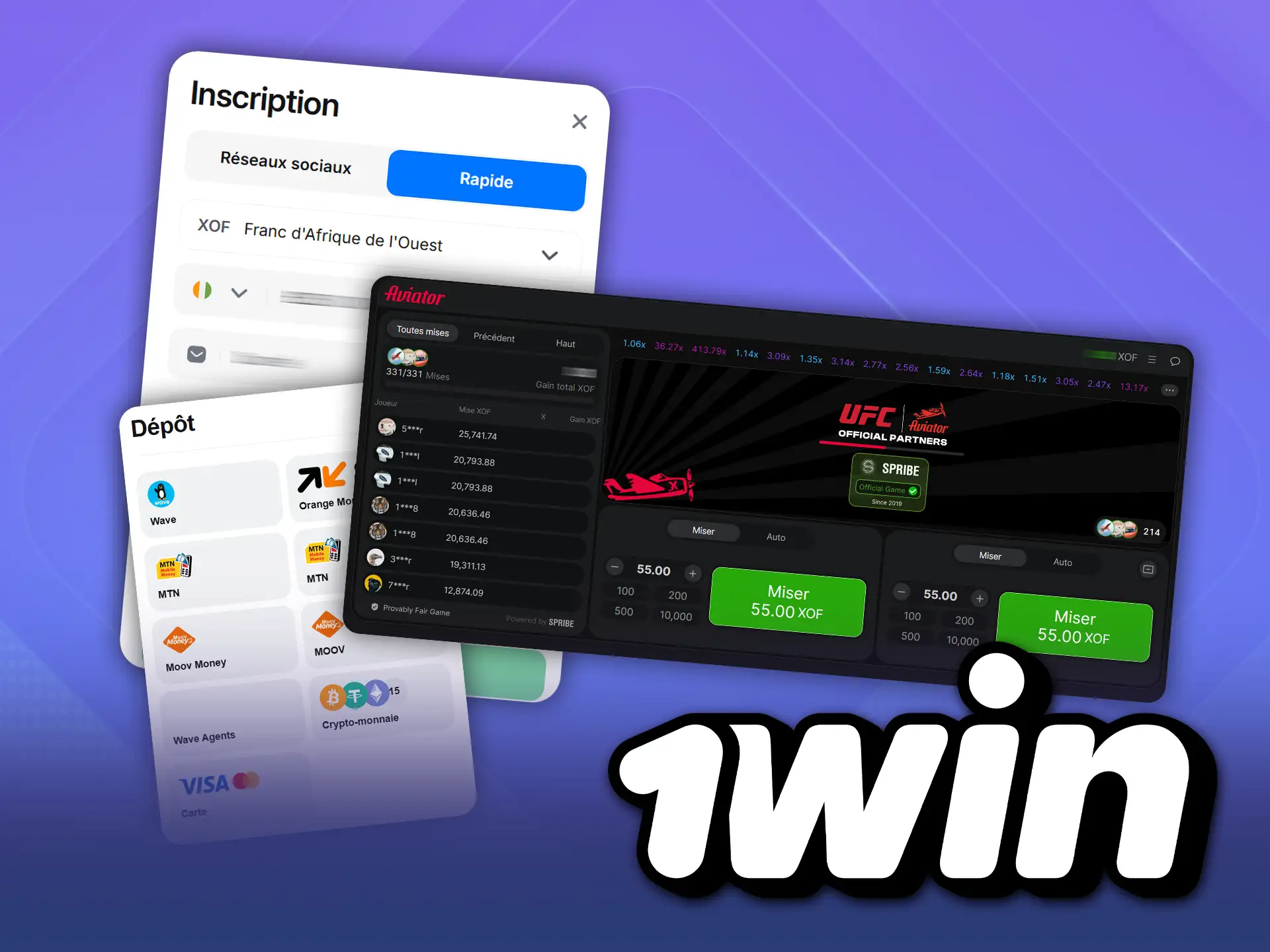 Quelques étapes simples pour commencer à jouer à Aviator sur le site officiel de 1win.