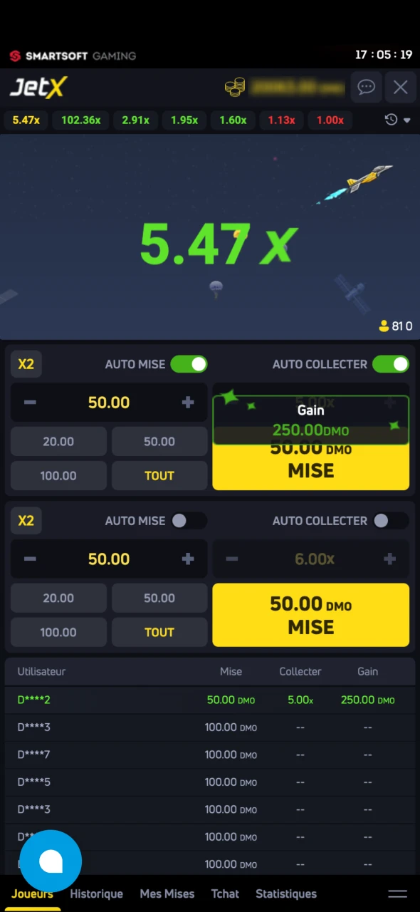 Récupérez vos gains avant que l'avion JetX ne s'écrase sur 1Win.